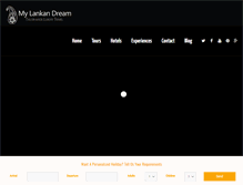 Tablet Screenshot of mylankandream.com